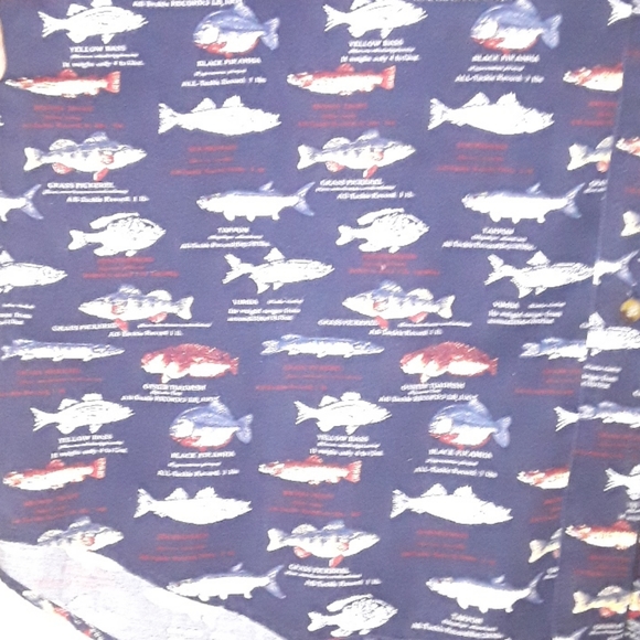 Knights Of Round Table Fish Button Down Shirt - Picture 5 of 8